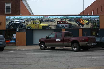 Alva Speedway full mural